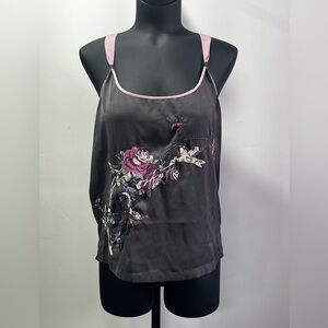 Embroidered Floral Camisole Top